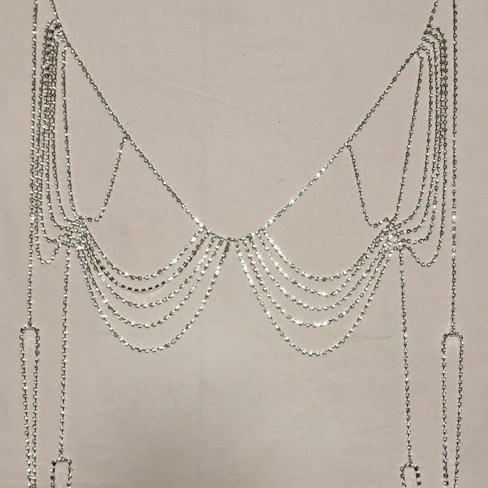 One Piece Jeweled Body Chain